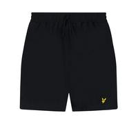 Lyle & Scott Boys Boy's And Juniors Swim Shorts in Black Nylon - Size 5-6Y