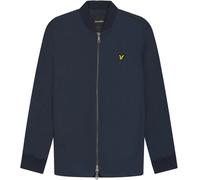 Lyle & Scott Branded Bomber Jacket - Navy Blue - M