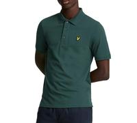 Lyle & Scott Branded Chest Logo Polo Shirt - Argyle Teal Green - XL