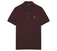 Lyle & Scott Branded Chest Logo Sediment Polo Shirt - S