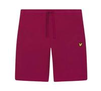 Lyle & Scott Branded Logo Sweat Shorts - Rich Burgundy - XL