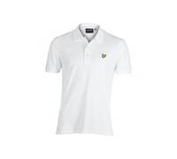 Lyle & Scott Classic Pique Polo Shirt, White - Small