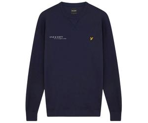 Lyle & Scott Co-Ordinate Print Logo Sweatshirt - Navy Blue - M