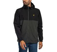 Colourblock Zip Through Jacket Jet Black/Gunmetal XL