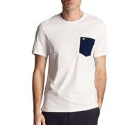 Lyle & Scott Contrast Pocket T-Shirt White/Navy M