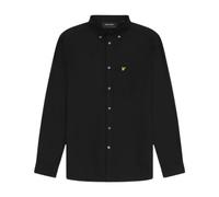 Lyle & Scott - Plain Oxford Jet Black - Shirt - black - M - 100% Cotton M