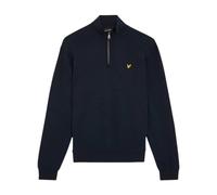 Lyle & Scott Cotton Loopback 1/4 Zip Sweatshirt - Dark Navy