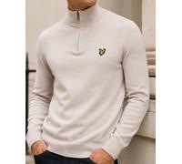 Merino cotton zip pullover Lyle & Scott Beige XL