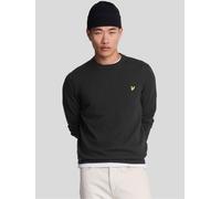 Lyle & Scott Cotton Merino Crew Knitted Jumper, Black, Size 2Xl, Men Black