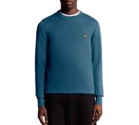 Lyle & Scott Cotton Merino Crew Neck Jumper Deep Water