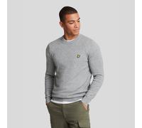 Lyle & Scott Cotton Merino Mid Marl Pull-over Jumper - Grey - XL