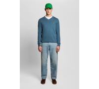 Lyle & Scott Cotton Merino V Neck Jumper Deep Water size S | Sweaters Outlet | Men S