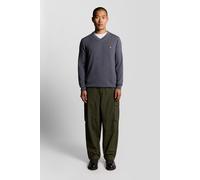 Lyle & Scott Cotton Merino V Neck Jumper Graystone size M | Sweaters Outlet | Men | Gray M