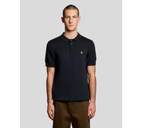 Lyle & Scott Cotton Short Sleeve Mens Knitted Polo - Z271 Dark Navy