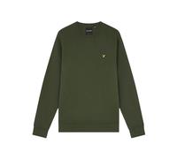Lyle & Scott Mens Sweaters Crew Neck Swearshirt Green Cotton - Size Small