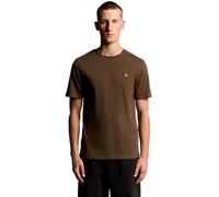 Lyle & Scott Deep Sepia Cotton Crew Neck T-Shirt, brown, L