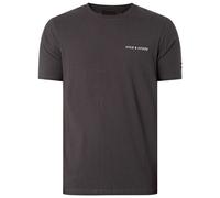 Lyle & Scott Embroidered Logo Plain Gunmetal T-Shirt