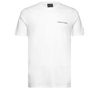 Lyle & Scott Embroidered Logo Plain White T-Shirt