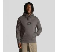 Lyle & Scott Embroidered Logo Pull-over Hoodie - Gunmetal - XL