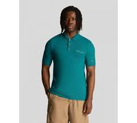Lyle & Scott Embroidered Mens Polo Shirt - Green - Size Large