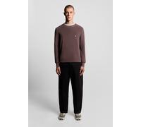 Lyle & Scott Engineered Rib Crew Neck Espresso size L | Sweaters Outlet | Men L