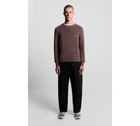 Lyle & Scott Engineered Rib Crew Neck Espresso size XXL | Sweaters Outlet | Men XXL