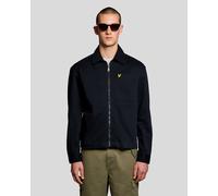 Lyle & Scott Enzyme Wash Mens Zip Overshirt - Z271 Dark Navy
