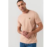 Lyle & Scott Essentials Plain T-Shirt, Brown, Size S, Men Brown