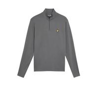 Lyle & Scott Golf Embroidered Golf Course Mid Layer for Men - Lightweight Quarter Zip Pullover, Breathable Stretch Golf Top for On-Course Performance