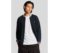 Lyle & Scott - Half Tipped Jersey Dark Navy - Jacket - blue - M - 100% Cotton M