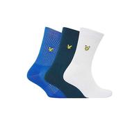 Lyle & Scott Hamilton Pack of 3 Active Sports Socks Blue