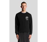 Lyle & Scott Highlander Graphic Sweatshirt Jet Black size S | Sweaters Outlet | Men | Black S