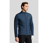 Lyle & Scott Hybrid Quilted Full Zip Golf Jacket Ryder Blue size M | Light Jackets Outlet | Men | Blue M