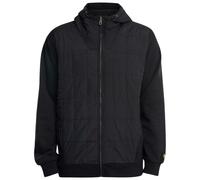 Lyle & Scott Hybrid Quilted Zip-Up Hoodie - Black - XXL