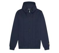 Lyle & Scott Hybrid Quilted Zip-Up Hoodie - Navy Blue - XXL