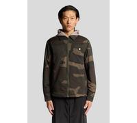 Lyle & Scott Insulated Camoflage Overshirt Grey Taupe size M | Light Jackets Outlet | Men | Gray M