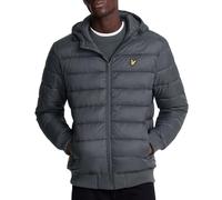 Men's Lyle & Scott Nylon Mens Wadded Jacket - Black - Size: 42/Regular