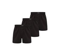 Lyle & Scott - Jericho Pack Of 3 Mixed Woven Black - Boxershorts - black - M - 100% Cotton M