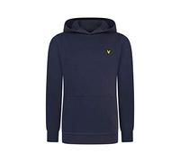 Lyle & Scott Kids Logo Fleece Hoodie Juniors Long Sleeve Navy Blazer 8-9 Years