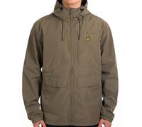 Lightweight Hooded Zip Through Jacket Khaki Ash M