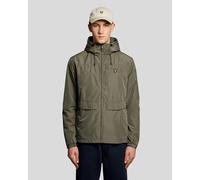 Lyle & Scott Lightweight Hooded Zip Through Mens Jacket - X569 Khaki Ash