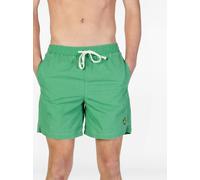 Lyle & Scott logo-embroidered nylon swim shorts - Green 44
