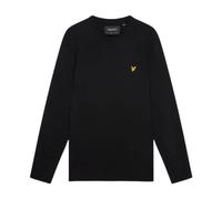 Lyle & Scott Longsleeved T-Shirt Z865 Plain Jet Black M