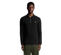 Lyle & Scott Long Sleeve Polo Shirt Jet Black L