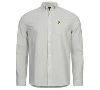 Lyle & Scott Long Sleeve Seersucker Strike Shirt - White - L