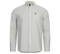 Lyle & Scott Long Sleeve Seersucker Strike Shirt - White - XXL