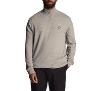 Lyle & Scott Loopback 1/4 Zip Sweatshirt Mid Grey Marl M