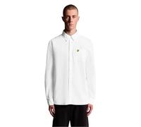 Lyle & Scott Plain Oxford Long Sleeve Shirt White L Men