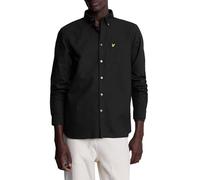 Lyle & Scott Cotton Button Down Oxford Shirt - Jet Black