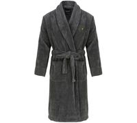 Lyle And Scott Men's Towelling Dressing Gown - Grey - Size: 40/Regular
